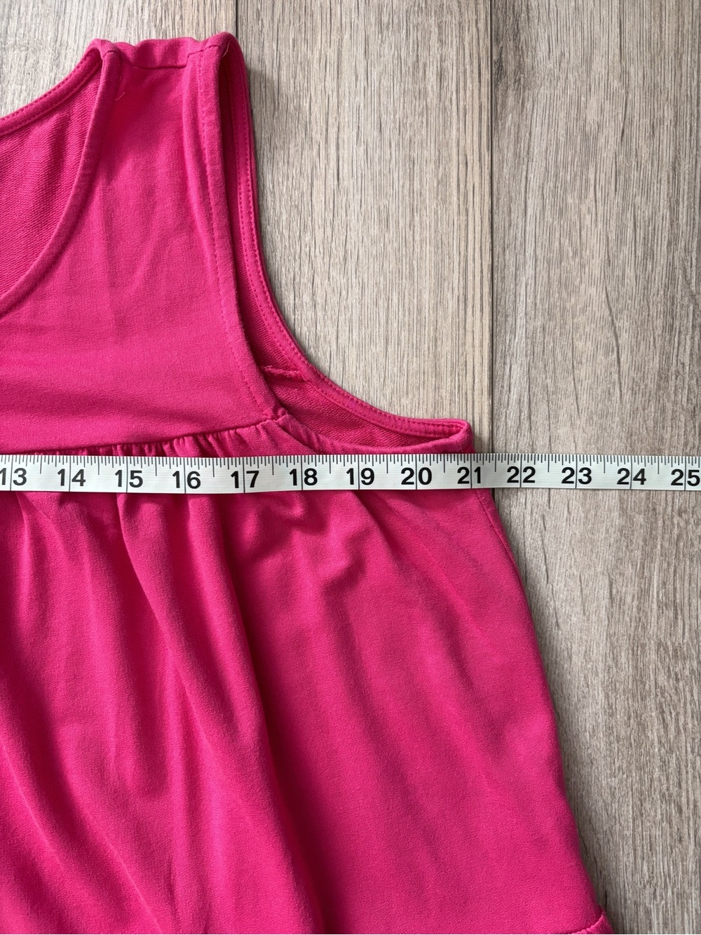 Anthropologie Saturday Sunday Magenta Tiered Tank Dress Dopamine Dressing Size L - Picture 6 of 12